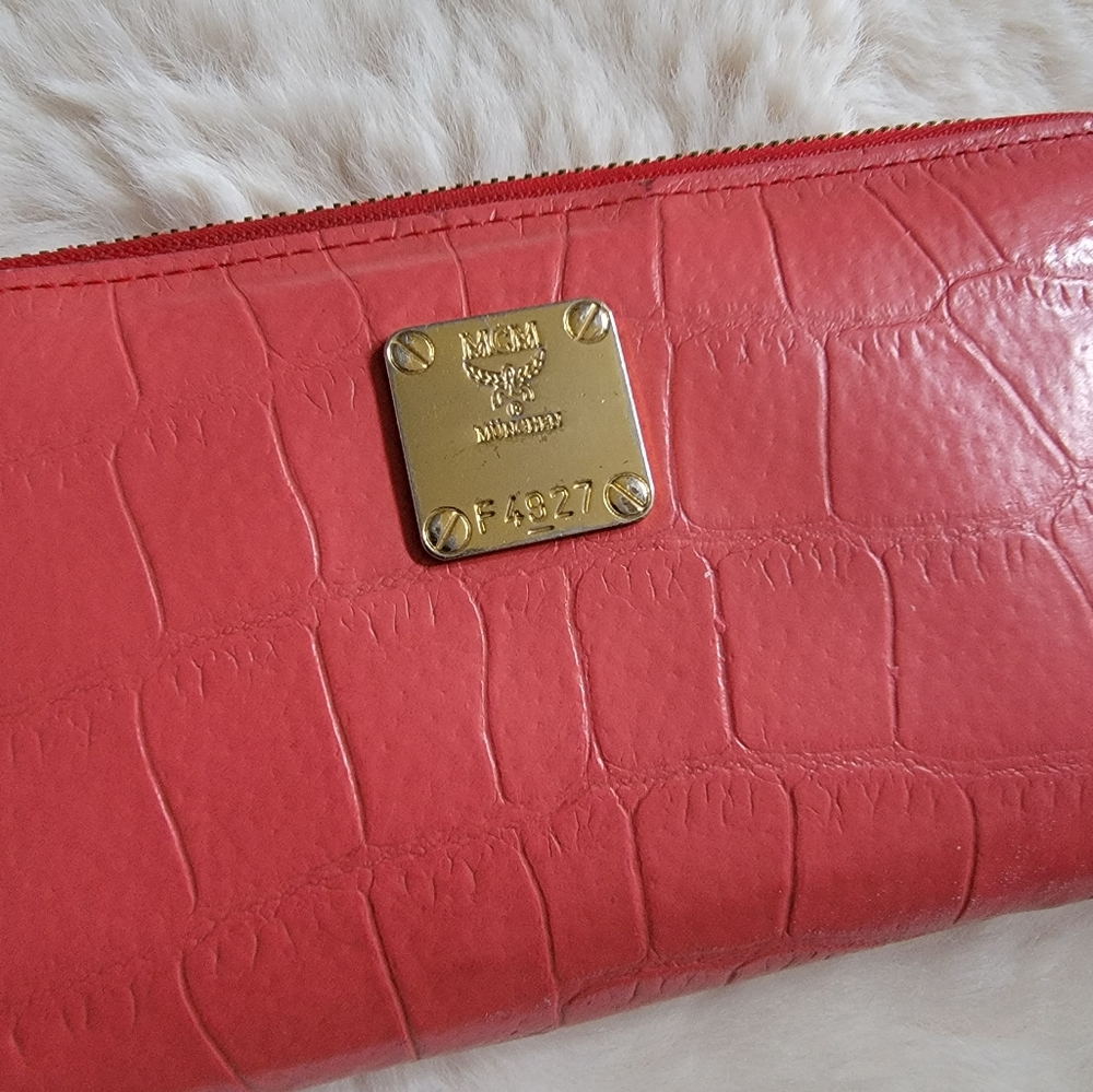 MCM leather wallet